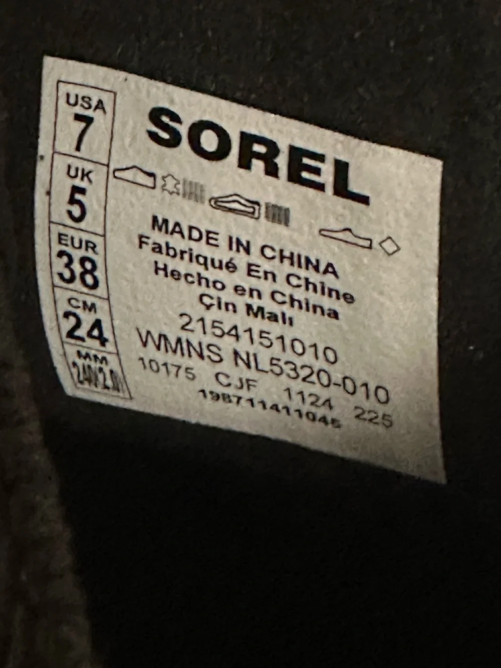 Sorel Womens Joan Rhapsody Chelsea Wedge Size 7 Black